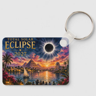 2027 Totale Zonsverduistering Egypte Sleutelhanger