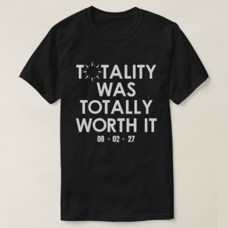 2027 Totale Zonsverduistering Totaliteit T-Shirt