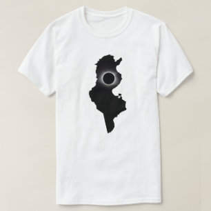2027 Totale Zonsverduistering Tunesië Land T-Shirt