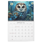 2027 Uilen Fantasie Kunst Kalender (Feb 2027)