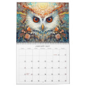 2027 Uilen Fantasie Kunst Kalender (Jan 2027)