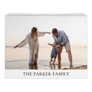 2027 Uw Foto's Aangepaste Familie Foto Geschenk Kalender