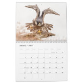 2027 Valken | Meesters van Snelheid & Vlucht Kalender (Jan 2027)