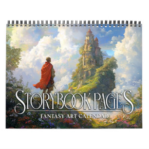 2027 Verhalenboek Pagina's Fantasy Kunst Kalender