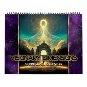 2027 Visionaire Dimensies 2 Surreal Kunstkalender Kalender