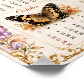 2027 Vlinder Muurkalender Poster (Hoek)