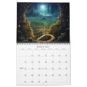2027 Vreemde Werelden 5 Fantasy Kunstkalender Kalender (Mar 2027)