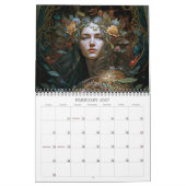 2027 Vrouwen Van Magie 2 Fantasy Kunstkalender Kalender (Feb 2027)