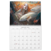2027 Vrouwen Van Magie 2 Fantasy Kunstkalender Kalender (Jan 2027)