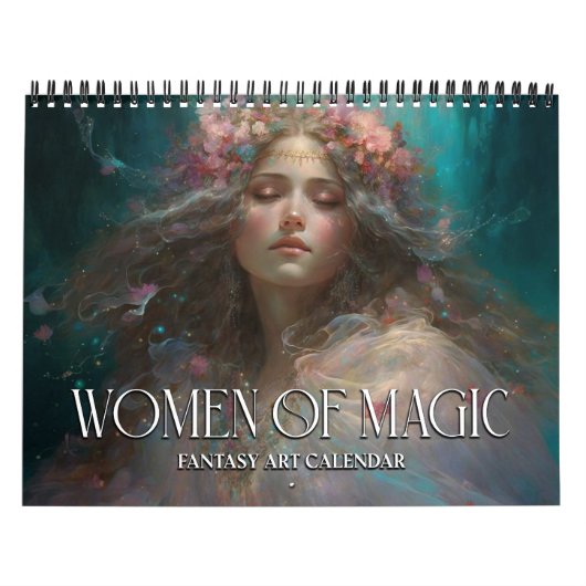 2027 Vrouwen van Magie 3 Fantasy Kunstkalender Kalender (Hoes)