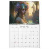 2027 Vrouwen van Magie 4 Fantasy Kunstkalender Kalender (Jan 2027)