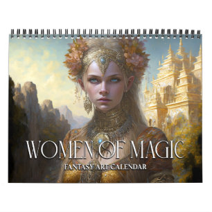 2027 Vrouwen van Magie 4 Fantasy Kunstkalender Kalender