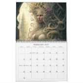 2027 Vrouwen Van Magische Fantasy Kunstkalender Kalender (Feb 2027)