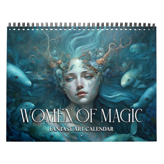 2027 Vrouwen Van Magische Fantasy Kunstkalender Kalender (Hoes)