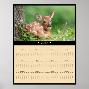 2027 Wandkalender Hertenjong - Bos Wildlife Poster
