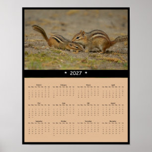 2027 Wangkalender Eekhoorn - Boswachter Poster