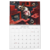 2027 Weird Visions Surreal Horror Kalender (Jan 2027)