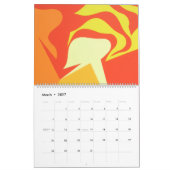 2027 Whimsical Color: Abstract Designs All Year Kalender (Mar 2027)