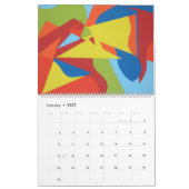 2027 Whimsical Color: Abstract Designs All Year Kalender (Jan 2027)