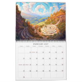 2027 Whimsische Landschappen 3 Kalender (Feb 2027)