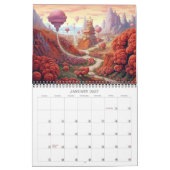 2027 Whimsische Landschappen 3 Kalender (Jan 2027)