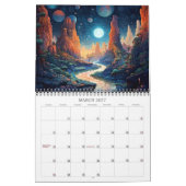 2027 Whimsische Landschappen 3 Kalender (Mar 2027)