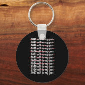 2027 Will Be My Year Procrastination New Year Reso Sleutelhanger (Voorkant)