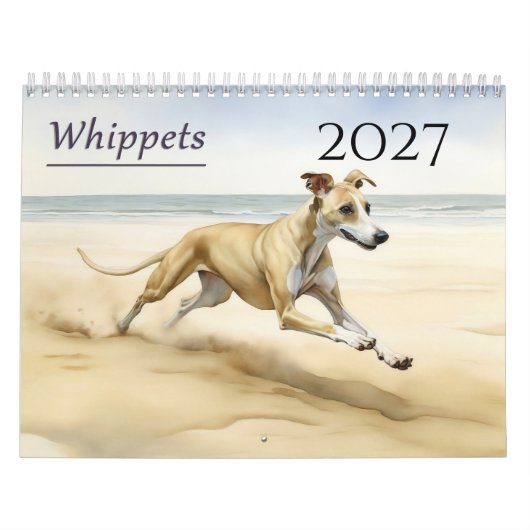 2027 Windhonden Kalender (Hoes)