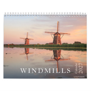 2027 windmolens fotografie in Nederland Kalender
