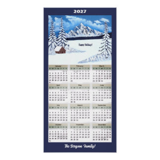 2027 Winter Wonder Kalender Perfect Poster