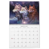 2027 Wolf Magie Fantasie Kunstkalender Kalender (Mar 2027)