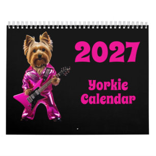 2027 Yorkie-hondenkalender Kalender