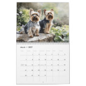 2027 Yorkshire Terriers Kalender (Mar 2027)