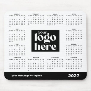 2027 Zakelijk Logo Agenda Muismat