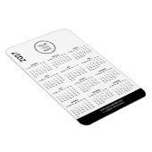 2027 Zakelijk Logo Magneetkalender  Magneet (Rechterzijde)