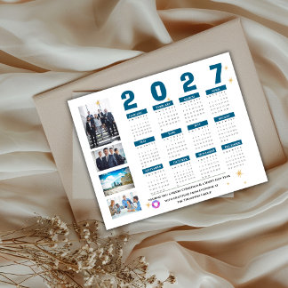 2027 Zakelijke Fotokalender Bedrijfsbedrijf Poster