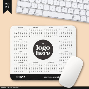 2027 Zakelijke Logo Hier Marketing Kalender Muismat