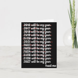2027 Zal Mijn Jaar Zijn Uitstel Nieuwjaar Teloorga Kaart