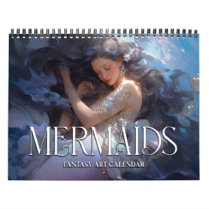 2027 Zeemeerminnen 2 Fantasy Kunstkalender Kalender