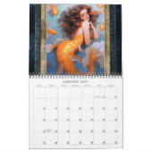 2027 Zeemeerminnen Fantasy Kunstkalender Kalender (Jan 2027)