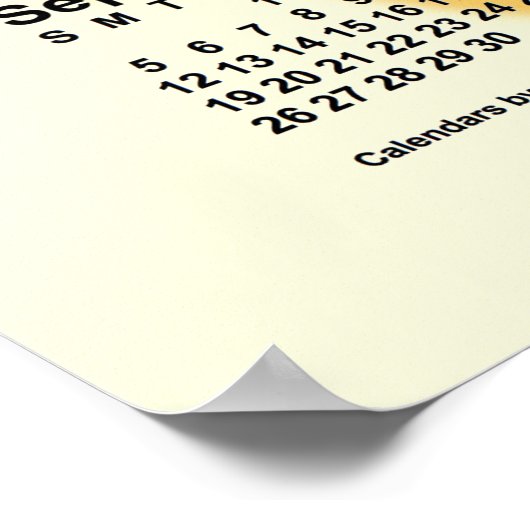 2027 Zonnige Dagen Kalender van Janz Poster (Hoek)