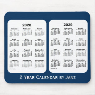 2028-2029 Politiedoos Blauw 2 jaar Agenda door Jan Muismat