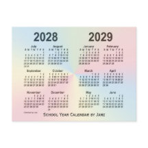 2028-2029 Rainbow Cloud School Agenda van Janz