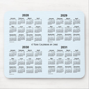 2028-2031 Alice Blue 4 Year Agenda van Janz Muismat