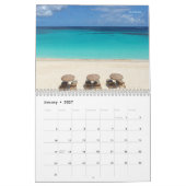2028 Anguilla Stranden Kalender (Jan 2027)