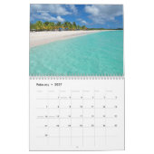 2028 Anguilla Stranden Kalender (Feb 2027)