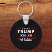 2028 Per Gallon Grappige Gasprijs Mannen Vrouwen Sleutelhanger (Voorkant)