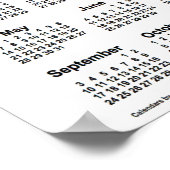 2028 Slim Tail Caterdepijlerkalender door Janz Poster (Hoek)