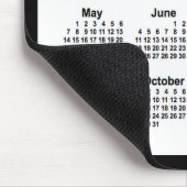2028 White on Black Calendar van Janz Two Tone Muismat (Hoek)