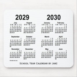 2029-2030 Agenda van de Witte School van Janz Muismat